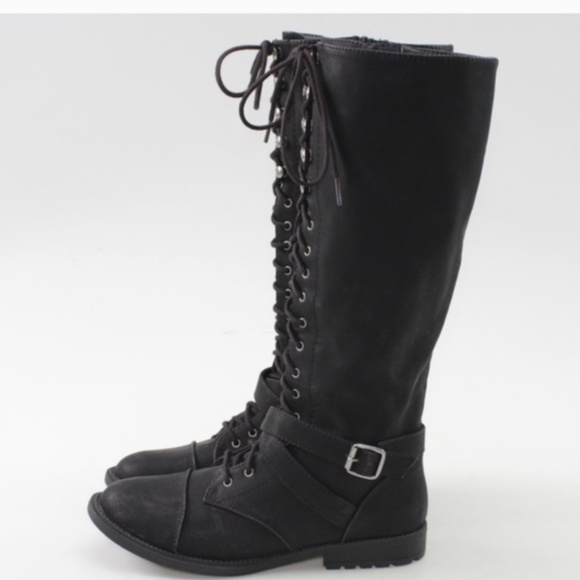 mossimo black combat boots